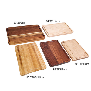Grande planche à découper en érable réversible avec poignées et rainure pour jus, planche de boucher épaisse en bois 18x12 pouces - Product Image 3