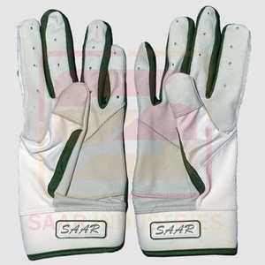 SAAR INDUSTRIES Latest Design High Quality OEM Service Durable Spandex/Polyester Leather Professional <b>Baseball</b> Batting Gloves - Product Image 5