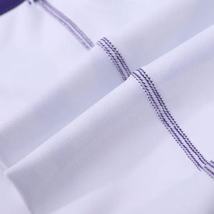 Nouveauté Unisexe OEM Logo Personnalisé Spandex/Polyester Respirant Manches Courtes Col en V Double Bretelle Imprimé sur le Devant Écologique - Product Image 2