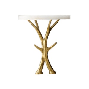 Mesa Redonda de Mármol con Base de Aluminio, Soporte de Pastel de Forma Redonda, Mesa de Comedor, Soporte Decorativo para Servir Pasteles - Product Image 6