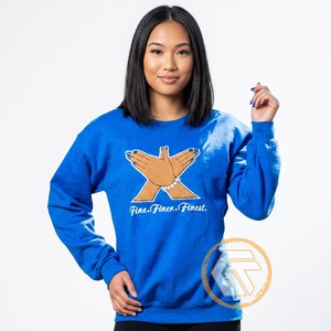 เสื้อสเวตเตอร์คอวีปักลาย Zeta Phi Beta สำหรับผู้หญิง ผลิตตามสั่ง ขายส่ง สำหรับฤดูหนาว/ฤดูใบไม้ร่วง ผ้าฝ้ายฟลีซ ระบายอากาศได้ดี - Product Image 1