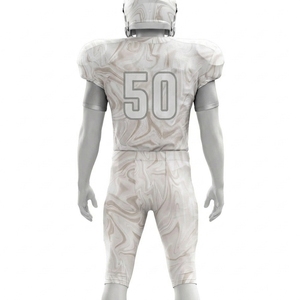 Uniforme de football américain à prix avantageux, imprimé par transfert thermique, 100% polyester, séchage rapide, nouvelle arrivée, sur mesure - Product Image 3