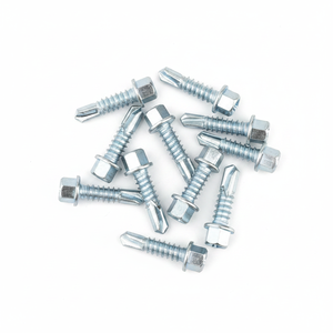 BIS Certified Carbon Steel Hex Head TEK <b>Screws</b> - Made in Vietnam Export Quality Galvanized Finish - Product Image 1
