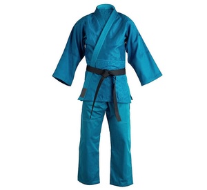 Ensemble de kimonos de karaté unisexe personnalisables de bonne qualité à manches longues 2 pièces avec ceintures de karaté Nouvelle Arrivée Polyester/Coton - Product Image 1