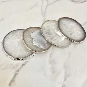 Modern <b>Epoxy</b> <b>Resin</b> Coaster Set for Dining <b>Table</b>, Hotel, Cafe & Restaurant Decoration Affordable Handmade <b>Resin</b> Coasters - Product Image 2
