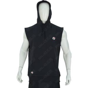 Chaleco Deportivo sin Mangas con Capucha para Hombre, de Secado Rápido, Transpirable, para Gimnasio, Ejercicio al Aire Libre, Fitness, Bordado - Product Image 1