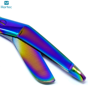 Tijeras Quirúrgicas de 4.5 Pulgadas con Recubrimiento de Titanio Multicolor, Tijeras de Acero Inoxidable para Uso Médico - Product Image 4