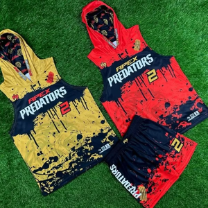 Ensemble d'uniformes de football 7v7 sublimés, anti-transpiration, unisexe, pour adultes, uniformes d'équipe personnalisés, coupe athlétique - Product Image 5