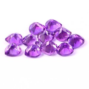 Ametista Africana Natural de 3.50mm, Corte en Forma de Corazón, Facetada, Calibrada, Piedra Preciosa Suelta Certificada, Lote al por Mayor para Fabricación de Joyería - Product Image 3