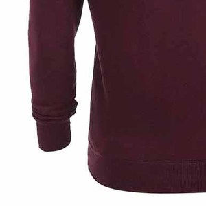 Sudadera con Capucha para Hombre, Personalizada con Logotipo Bordado, 100% Algodón, Invierno, Alta Calidad, Lujo, Cuello Medio con Cierre, Resistente al Viento, para Golf - Product Image 3