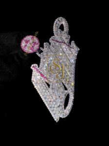 Rapper's Hip Hop 925 Silver <b>Gold</b> Plated Iced Custom <b>Initial</b> Name <b>Necklace</b> Star Bail Moissanite Big Fine Pendants Party Occasions - Product Image 5