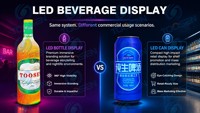 Pantalla LED de Píxeles Finos para Video Wall, Puede Formar Pantallas LED, Sistema de Control Sincrónico, Pantalla LED con Diseño de Botella de Vino, Precio de Fábrica
