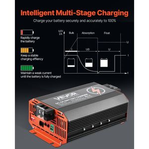 Caricabatterie DC-DC Intelligente 12V 60A 750W per Batterie Auto al Piombo-Acido, Litio, AGM, GEL e a Celle Libere - Product Image 5