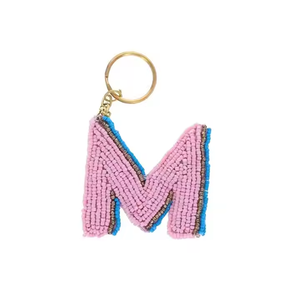 Multi-Functional Coin Holder Keychain Intricate Bead Embroidery Durable Washable Leather Strap Decorative Oval Shape Beadwork - Product Image 2
