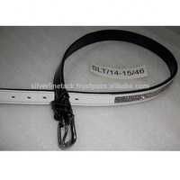 Ceintures en cuir durables de style polo avec boucle en acier pour hommes