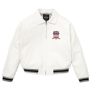 Chaqueta de Cuero Avirex para Hombre, Modelo 2026, Alta Demanda, Estilo Americano, Superventas, Color Blanco - Product Image 1