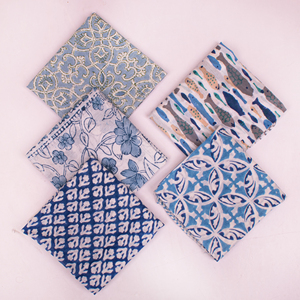 Pañuelo orgánico estampado a mano, bufanda ligera de algodón estilo bohemio, para la cara, el cabello o el cuello, accesorio de moda sostenible unisex - Product Image 1