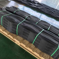 Système de stabilisation par drainage en géocell HDPE perforé pour le renforcement des sous-sols de routes souples
