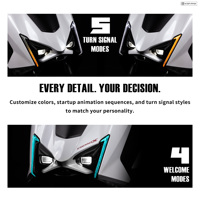 AJ LIGHT DESIGN Cygnus Gryphus X/XR STAR KNIGHT NOUVEAU Kit de modification d'éclairage LED avant personnalisé pour moto, accessoire DRL fabriqué à Taïwan