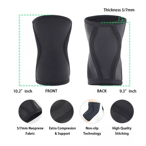 Genouillères en néoprène de 7 mm en gros avec logo personnalisé – Protection souple pour haltérophilie, powerlifting, coudières et genouillères - Product Image 4