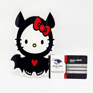 อุปกรณ์ต่อขนตาปลอมแบบแม่เหล็กทำมืออุปกรณ์ต่อขนตาปลอมแนวคิตตี้น่ารักพิเศษสำหรับฮาโลวีน - Product Image 5