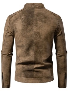 Premium <b>Mens</b> <b>Leather</b> <b>Jacket</b> Luxury Vintage Genuine <b>Leather</b> Timeless Fashion Comfortable Wear - Product Image 4