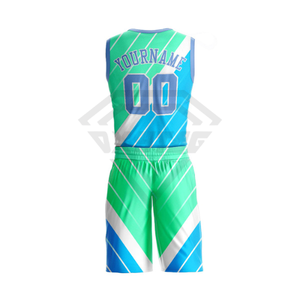 Ensemble de maillots de basket-ball personnalisés imprimés par sublimation, fabricant en gros, uniforme d'équipe, vêtements de sport athlétiques, débardeur réversible - Product Image 2