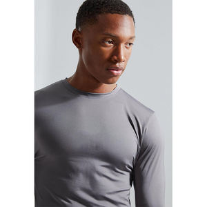 Camisetas de Manga Larga para Hombre, de Alta Calidad, Precio de Fábrica, Poliéster y Elastano, Corte Ajustado, Cuello Redondo, Elásticas, para Gimnasio - Product Image 4