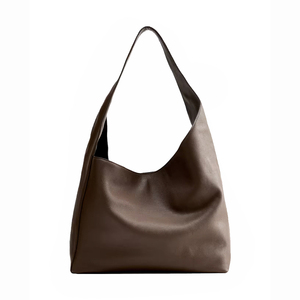 Royaa 2025 Fashion Genuine Leather Waterproof England Style Logo Embellished Tote <b>Bags</b> Women <b>Large</b> <b>Shoulder</b> Handbags Hobo <b>Bag</b> - Product Image 1