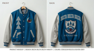 Chaqueta Delta Alpha Phi Lettermen, Chaqueta Bomber Vintage, Chaqueta Universitaria, Chaqueta Griega de Hermandad, Abrigo Lettermen - Product Image 2