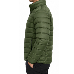 Custom <b>Men</b> Puffer Bubble <b>Jacket</b> <b>Winter</b> <b>Warm</b> Lightweight Padded Coat Wind Resistant Outdoor Streetwear OEM ODM Wholesale Supplier - Product Image 4