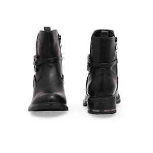 WN9016 Negro Zapatos Largos Sobre La Rodilla Para Mujer - Product Image 2