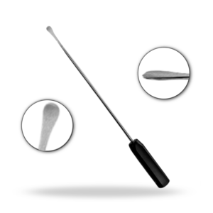 Élévateur plat long Cobb de 18 pouces, instrument chirurgical de neurochirurgie de la colonne vertébrale pour l'élevation périostale osseuse - Product Image 1