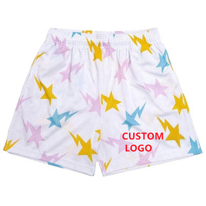 <b>Top</b> Selling Men's Casual Mesh Basketball Shorts with Pockets 5 Inch Inseam Quick Dry Sublimation Custom Color Drawstring Closure - Product Image 1