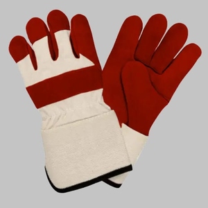 Guantes de Seguridad de Cuero JNM SAFETY JNM-1246, Resistentes al Calor/Antideslizantes, Resistentes a Desgarros, Duraderos, 11 oz de Grosor, 26 cm de Longitud, Sin Polvo - Product Image 6