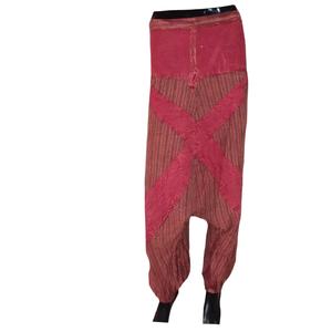 Pantalones de Aladino de algodón para mujer, pantalones holgados de cintura alta transpirables suaves para ropa de Yoga informal, cintura elástica - Product Image 1