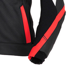 Nouvelle arrivée, veste en cuir de moto à fermeture éclair, veste de moto à la mode, veste de moto personnalisée imprimée - Product Image 6