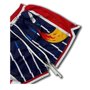 Shorts de sport de basketball pour hommes, design personnalisé, double couche, maille épaisse, taille élastique, impression par sublimation intégrale, taille XXL - Product Image 4