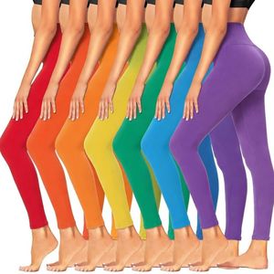 Leggings de Yoga sin Costuras al por Mayor OEM con Lazo, Diseño Sólido, Alta Elasticidad, Pantalones de Entrenamiento, Mallas Deportivas para Correr al Aire Libre - Product Image 1