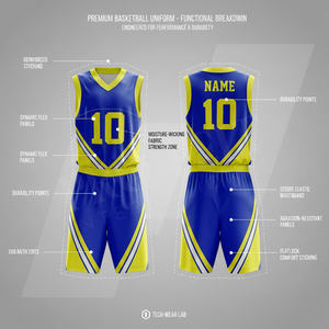 Wholesale Cheap Price Basketball Sportswear Uniform Set Custom Mesh Jersey and Shorts for School Club Tournament Teams uniform - Product Image 2