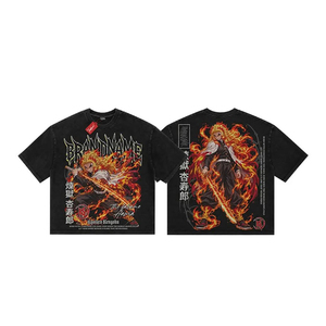 Camiseta con Estampado DTF/DTG Personalizado al por Mayor, Camisetas de Algodón con Diseño Gráfico Personalizado, Fabricante de Camisetas de Moda Urbana OEM - Product Image 1