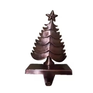 Luxury Festive <b>Stocking</b> Hook Metal Craft for Christmas Celebration Collections - Product Image 2