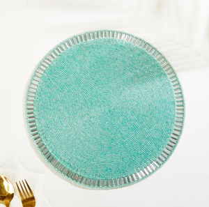 Beaded Charger Mats <b>Pads</b> Table Mat Decorative Sunflower Design Beaded Placemats At <b>Cheap</b> Price - Product Image 3