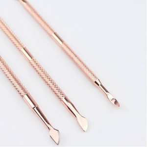 Empujador de Cutículas Profesional Reutilizable de Acero Inoxidable Ligero, Herramienta de Cuidado de Uñas de Doble Uso, Duradero y Personalizable para Manicura - Product Image 5