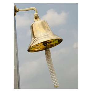 Campana de Latón Personalizada con Acabado de Lujo, Campana de Latón Premium para el Hogar, Templo, Diseño Náutico, Exterior y Entrada de Hotel - Product Image 1