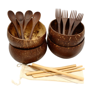 Handmade Natural <b>Coconut</b> <b>Shell</b> Bowl Eco Conscious Organic Bowl for Salad Dessert Smoothie Soup Sustainable Kitchen Vietnam - Product Image 1