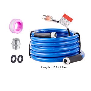 Tubo Autoajustable Automático de 15 pies con Diámetro Interior de 5/8 Pulgadas Manguera de Agua Caliente para RV, Anticongelante, -45 Grados Fahrenheit, para Beber y Calentar - Product Image 6