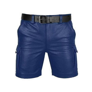 High Quality Fashion Premium Design <b>Men</b> <b>Leather</b> Fashion <b>Shorts</b> Professional Designed Best Manufacturer <b>Leather</b> Fashion <b>Shorts</b> - Product Image 1