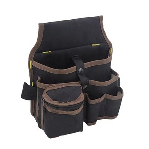 Black <b>Tool</b> <b>Belt</b> with Multiple Pockets Heavy Duty Work Organizer for Mechanics and DIY Projects - Product Image 3