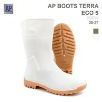 AP <b>Boots</b> TERRA ECO 5 Putih-Pria Heavy Duty <b>Waterproof</b> PVC Safety <b>Work</b> Rain <b>Boots</b> Karet Hitam Sol Lembut - Product Image 2